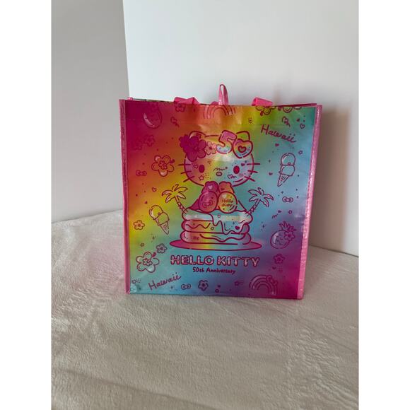 Hello Kitty 50th Anniversary Tote, Hawaii Exclusive - Picture 1 of 7